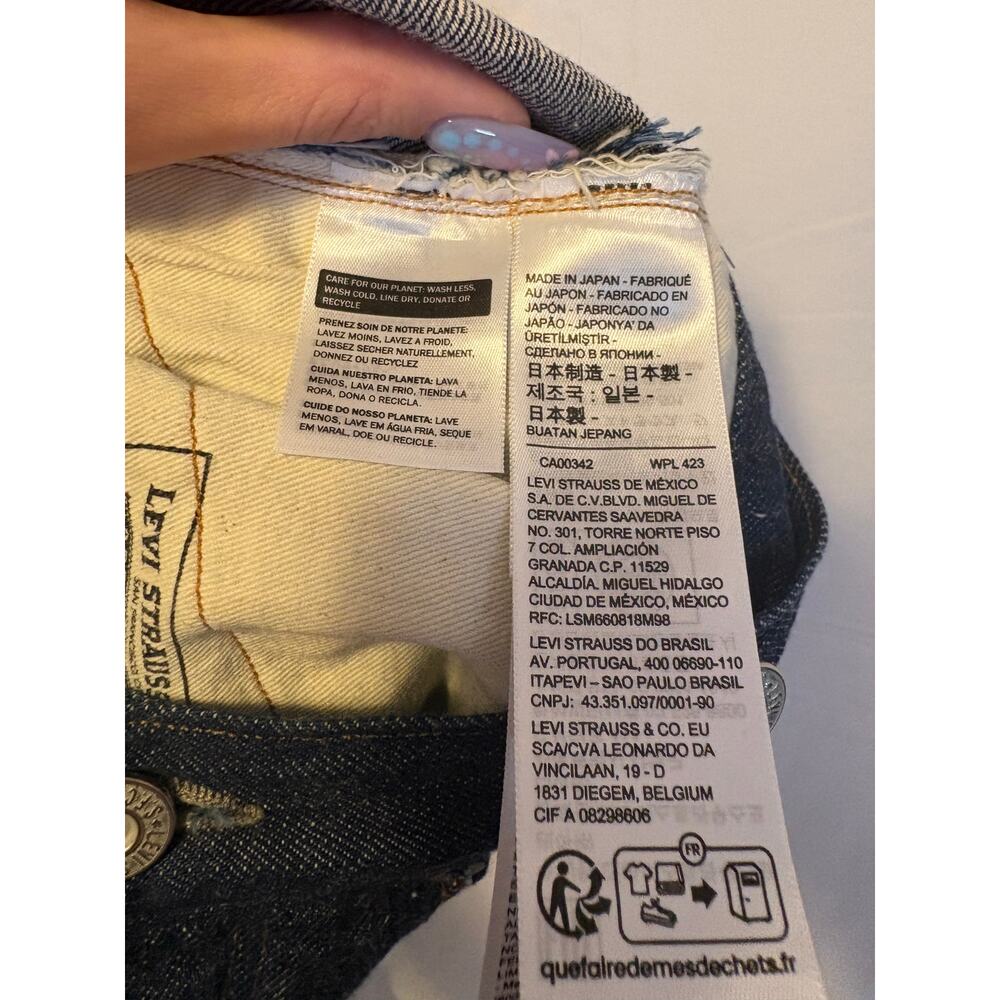 Levi's Levis Vintage Clothing 501xx 1890 Shrink To Fit Selvedge Jeans 31x32 - Picture 3 of 5